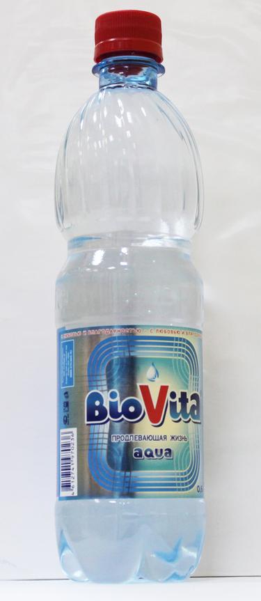 БиоВита Вода питьевая структурированная негазир.0,6л пластик